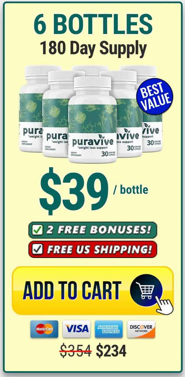 Puravive 6 bottles